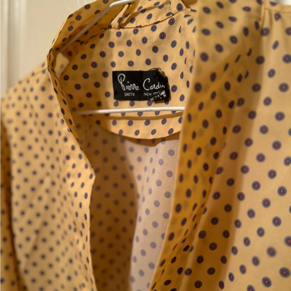 Silk Pierre Cardin Vtg Designer Robe - Picture 2 of 6